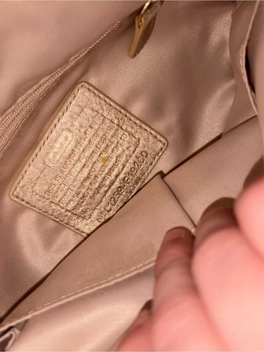 Authentic Vintage Coach Bag: Project Bag
